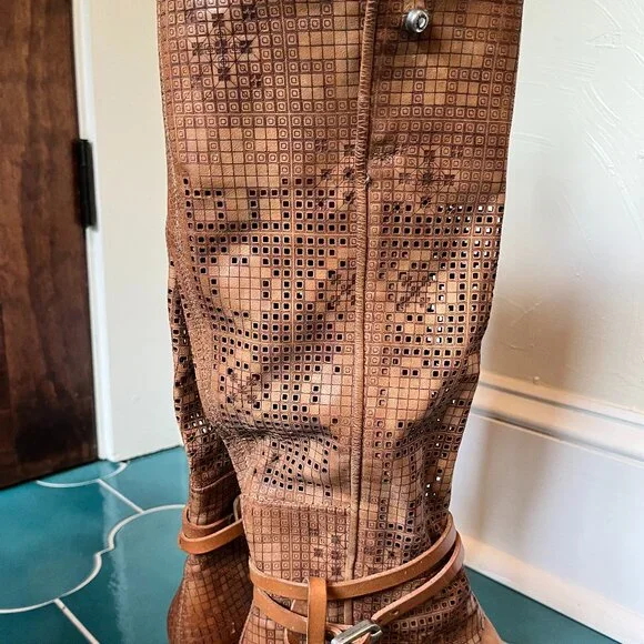 A.S. 98 Tall Perforated detailed Boots - Picture 10 of 14
